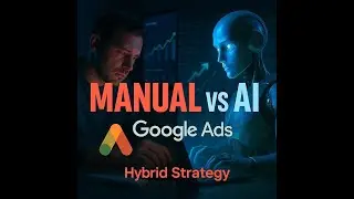 Manual vs AI in Google Ads: The Right Hybrid Strategy. Google Ads Without Wasting Budget