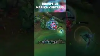 BRAUM SHIELD OP #leagueoflegends #outplay #elo #gaming #support #braum #shield #save  #riotgames #op