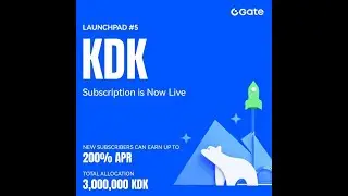 🌟Gate Live Bonus Task -Launchpad (KDK)