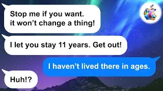 【Apple】11years after he abandoned us he came back to take back the house. He finds it abandoned! LOL