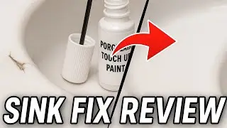 Porcelain Sink Touch Up Paint | Easy DIY Repair for Chips and Scratches