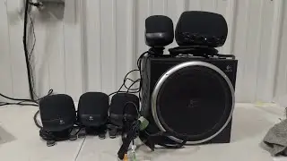 Logitech Z-640 Computer Speakers 5.1 surround sound 50.5 watts Full Set of 6