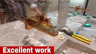 how to install Hans Grohe basin diverter upper body