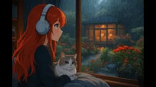 Lofi Rain Music For Study & Sleep 🌧️ | Cozy Night Vibes, Calm Beats