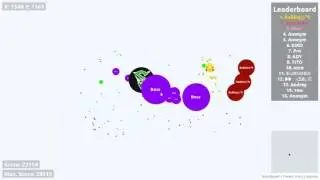 Agarly solo gameplay (score 67k) crazy mode