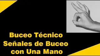 Señales de Buceo con Una Mano