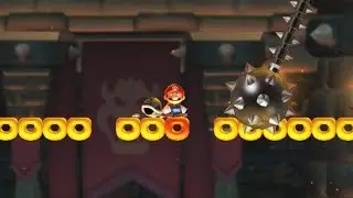 New Super Mario Bros. U: Special Challenges - Castle Crawl (Gold Medal)