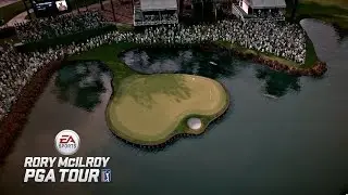 HOLE IN ONE 17th @ TPC Sawgrass - Dustin Johnson (Rory McIlroy PGA Tour Gameplay)
