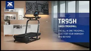 Walk, Run, Climb and Work with the TR95H Hiker Treadmill with Desktop by XTERRA Fitness