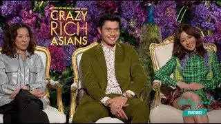 CRAZY RICH ASIANS: Interviews with CONSTANCE WU, HENRY GOLDING, & MICHELLE YEOH