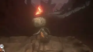 The little pot boy shakes vigorously to ensure a dramatic jump while an epic song plays