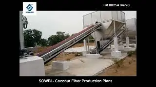 Coconut Coir Fiber Production Plant | @sowbiautomation | Manufacturers & Exporters