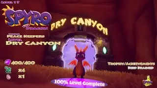 Spyro The Dragon: Level 17 / Dry Canyon Level (100%) - HTG