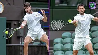 Final REMATCH | Novak Djokovic vs Carlos Alcaraz | Practice Match on Centre Court