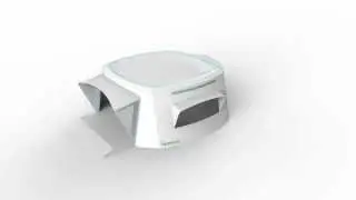 Sub-permanent Disaster Relief Housing - Turntable Render
