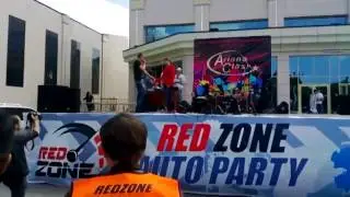 Авто выставка  REDZONE  AUTO PARTY  Павлодарский рэпер спел песню посвященную св
