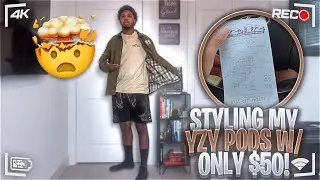 Styling My YZY Pods With Only $50 At The Thrift Challenge! (Extremly Hard!)