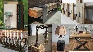 Raw & Refined | Turning Old Industrial Parts into Stylish Home Decor & Furniture Ideas