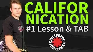 How To Play Californication Guitar Lesson & TAB - Red Hot Chili Peppers