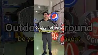 LED round screen outdoor : waterproof, high brightness#ledround #led #ledscreen#decoration #sign