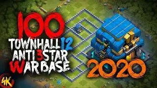 Top 100 TH12 Anti 3 Star War Base With Link (2020) | Clash of Clans