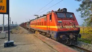 SRC WAP4 hauled BCN Freight & ET WAG9 + Dead DDU WAP4 with BCN Freight in Eastern Railways !!