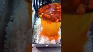 🥰Satisfying with hot street food🥳#streetfood #satisfying video#cooking #asmr#shorts