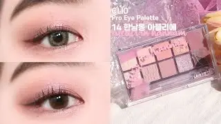 벌써 봄 와버림🌷클리오 봄신상 프로 아이 팔레트 14 한남동 아뜰리에│쿨톤│모브메이크업│쉬운1분_아이메이크업💭│됴브do_ob