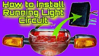 How to install running light circuit cd 70 bike and cg 125 [[[[ step by step]]]]]