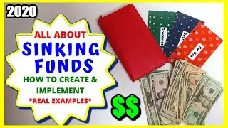 ALL ABOUT SINKING FUNDS | Cash Envelope System & Sinking Funds in 2020 | Dave Ramsey Inspired