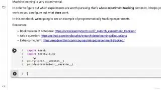 2  Getting Setup by Importing Torch Libraries and Going Modular Code