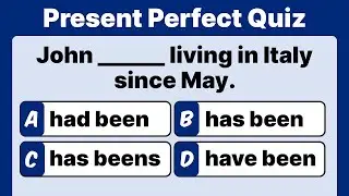 Present Perfect Quiz | Grammar Quiz | English Grammar | 2024-Edition