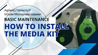 Agilent / Velocity11 VCode Microplate Labeler: How To Install A New Media Kit