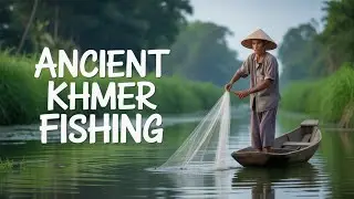 Amazing Cast Net Fishing in Cambodia! #net #fishing