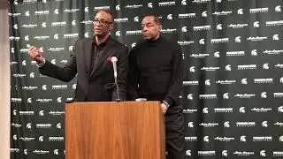 Greg Kelser and Ron Charles - MSU 1979 reunion 2-9-19
