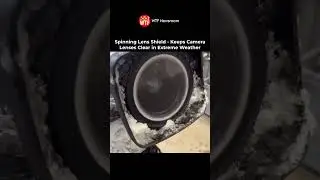 Spinning Lens Shield - Keeps Camera Lenses Clear in Extreme Weather