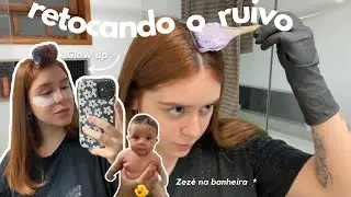 VLOG| Retocando o ruivo, Lívia na banheira pela 1º vez, quarto da Lívia…