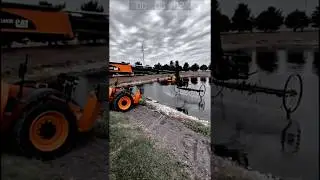 Water Weed Cleaning Innovation with Loader-Mounted Rake