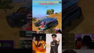 🔥 Jonathan Self Nade 😱 | Orangutan vs GodLike in BGMS Fight | BGMI Shorts 🚨 #jonathan