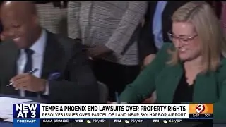 Phoenix, Tempe end lawsuits over property dispute near Sky Harbor