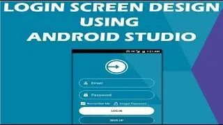 Login Screen Design In Android Studio