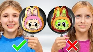 Wyzwanie tęczowych naleśników 🌈 Zabawne przygody najlepszych przyjaciół!