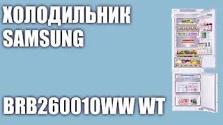 Встраиваемый холодильник Samsung BRB6000M (BRB260010WW WT) с увеличенным полезным объёмом SpaceMax.
