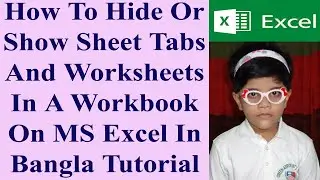 How To Hide Or Show Sheet Tabs And Worksheets In A Workbook On MS Excel In Bangla