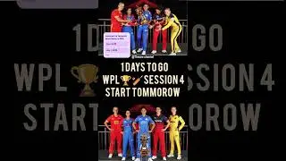 The Women's Premier League (WPL)  #womenschampionsleague #rcbians 2026#like#subscribers#shortvideo