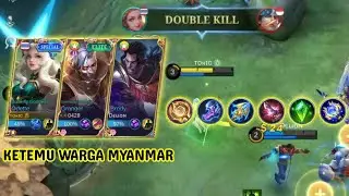 PICK ODETTE SOLO RANK⁉️MENIT 1:08  DAPAT KILL 3, BARU KALI INI KETEMU PLAYER MYANMAR YG GG....