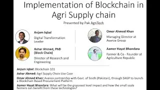 Implementation of Blockchain in Agri Supply Chain