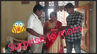 Surprise gift to my mom from my first salary