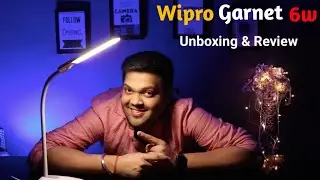 Wipro Garnet 6W LED Table Lamp Review | 3 Grade Dimming and Color Changing | Wipro Table Lamp