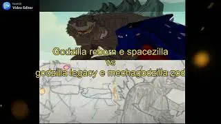 GODZILLA REBORN E SPACEZILLA VS GODZILLA LEGACY E MECHAGODZILLA ZOD